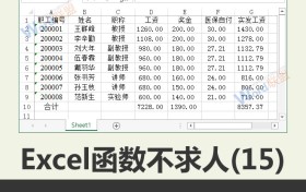 查看公式得方法摘要:不求人excel函数(15)